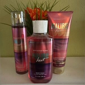 🧡🩷NEW BBW (3) PC BODY CARE MAILIBU HEAT🧡🩷